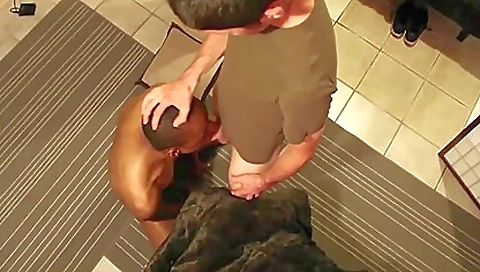 Blonde slut takes on two cocks