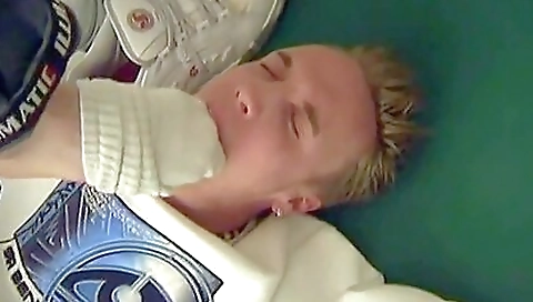 Sexy blonde gets anal fucked and cum